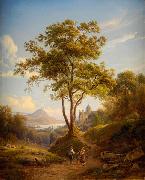 Julius Lange Am Rhein bei Nonnenwerth oil painting